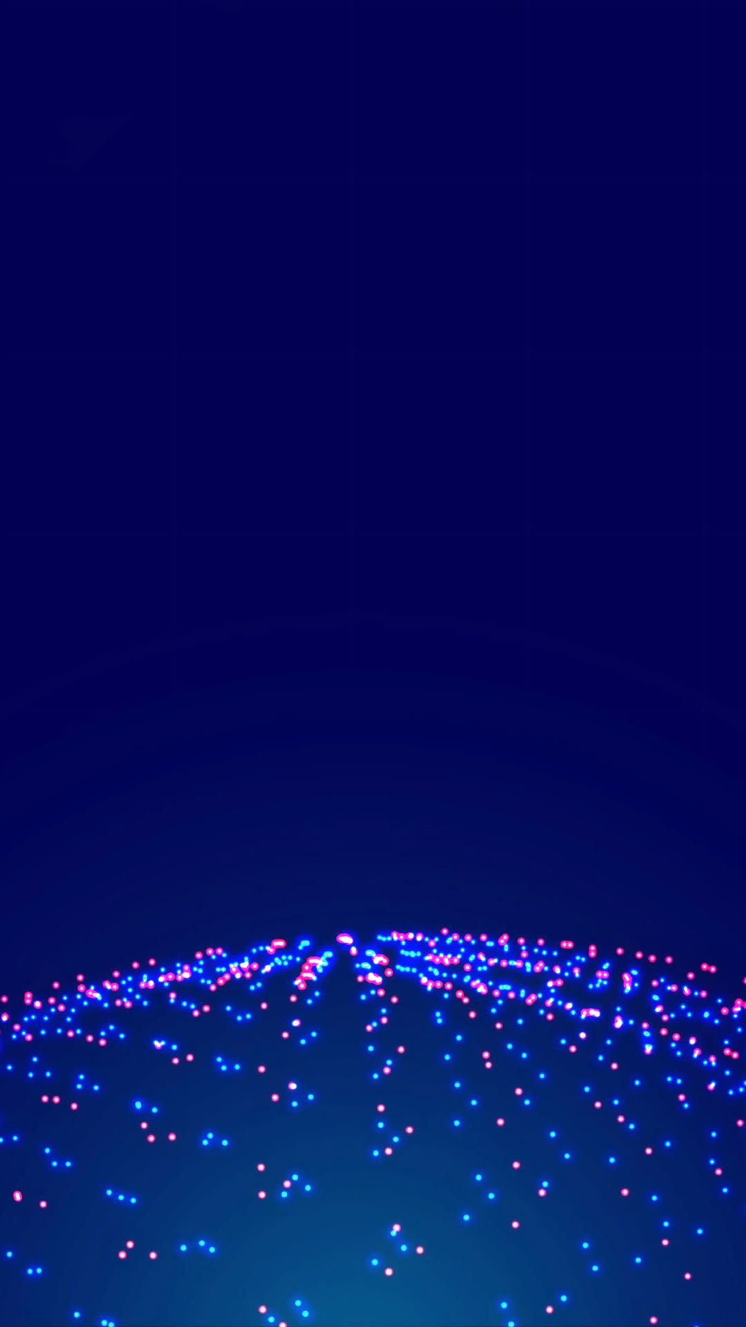 Dark blue graphic radiating red and royal blue lights